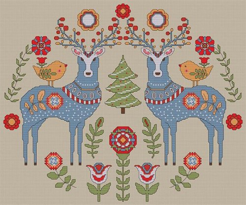 (image for) Two Deer Waiting